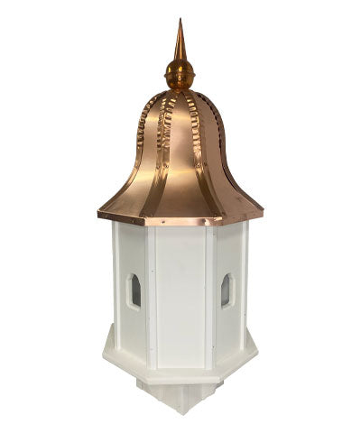 Amish Copper Roof Poly Vinyl Birdhouse