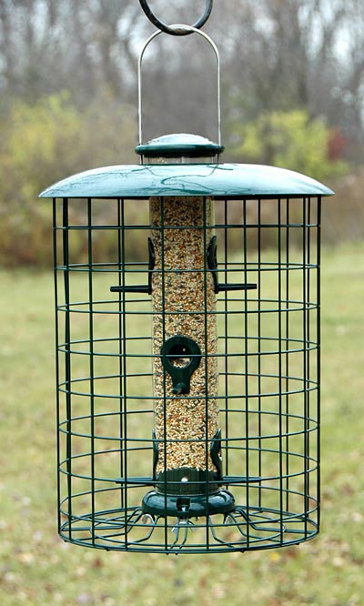 Woodlink WL3TUBE Triple Tube Bird Seed Feeder - Green, Holds 45 Oz - Attracts More Birds