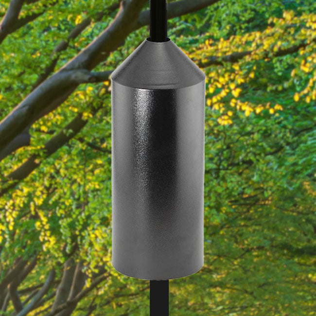 Audubon Torpedo Squirrel Baffle, Black, 6" dia.