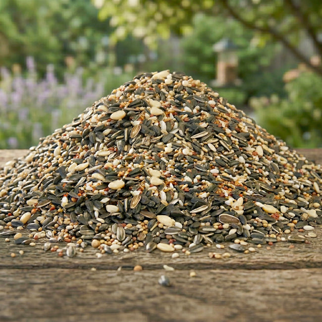 Wild Bird Seed Mix, Deluxe Blend with Fruit, 50 lbs.