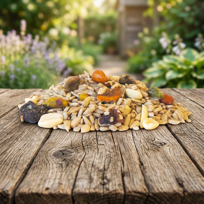 Wild Bird Seed Mix, Shell Free Fruit and Nut, 10 lbs.
