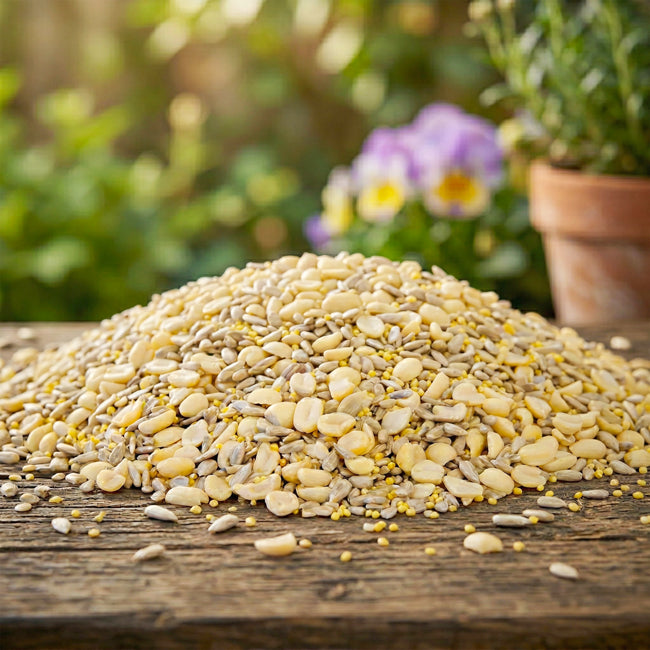 Wild Bird Seed Mix, Waste Free Blend, 25 lbs.
