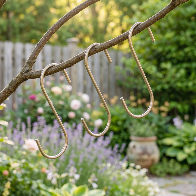 BestNest "S" Hooks, Stainless Steel, 3.5", Pack of 3