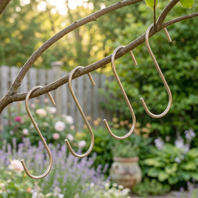 BestNest "S" Hooks, Stainless Steel, 3.5", Pack of 4