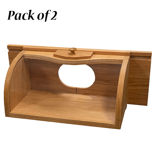 Coveside In-House Breadbox Window Bird Feeders, Pack of 2