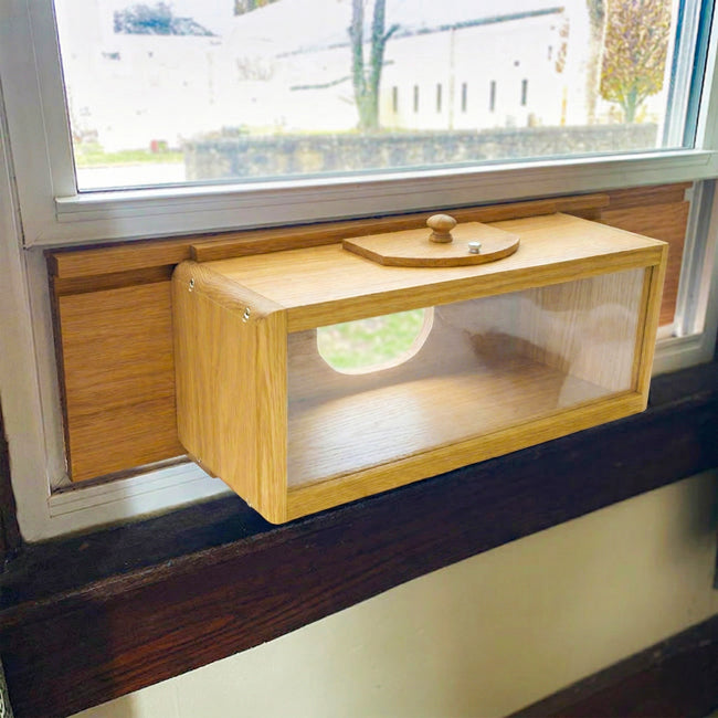 Coveside In-House Window Bird Feeder with Mirrored Back