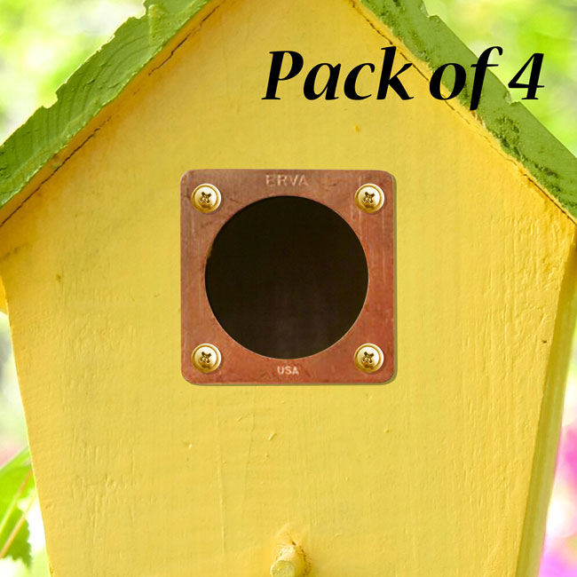 Erva Genuine Copper Hole Protector, 1.5" dia. hole, 4 Pack