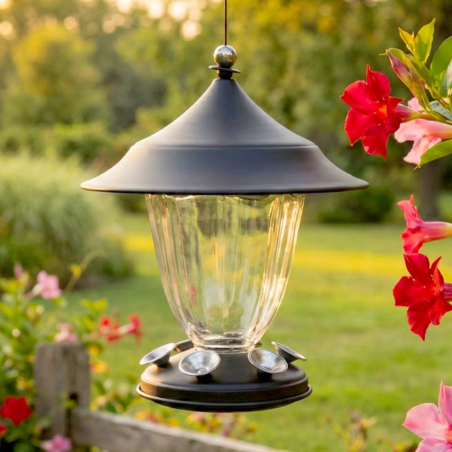 Heritage Farms New Age Collection Hummingbird Feeder, 32 oz