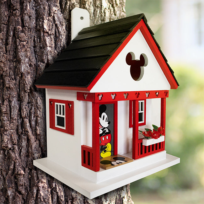 Home Bazaar Mickey Deluxe Cottage Bird House, Good Day