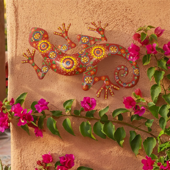 Regal Maha Gecko Wall Decor, Red, 24"