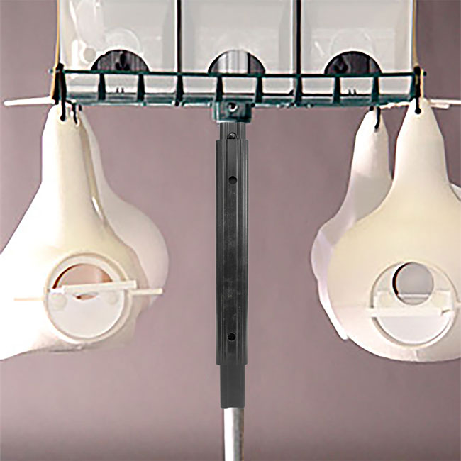 S&K Triangular Adapter for Round Poles