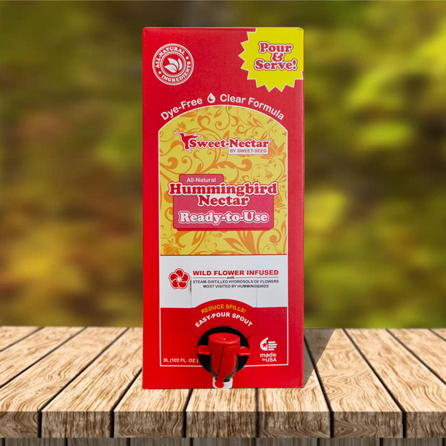 Sweet-Nectar Hummingbird Nectar, RTU, 3L Box Pouch