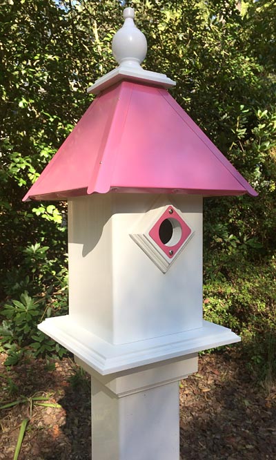 Wing & A Prayer Cancer Awareness Classic Bluebird House