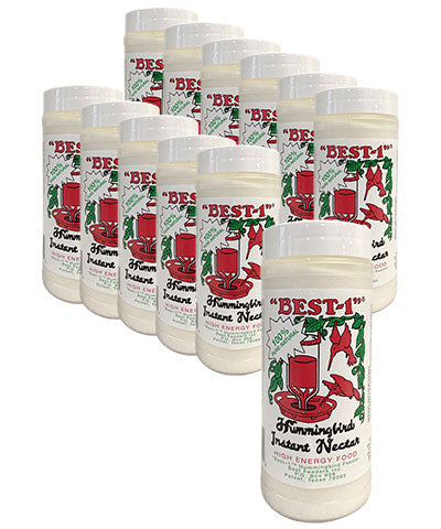 Hummingbird Instant Best-1 Instant Hummingbird Nectar, Clear, 14 oz., Pack of 12 – BirdYard ...
