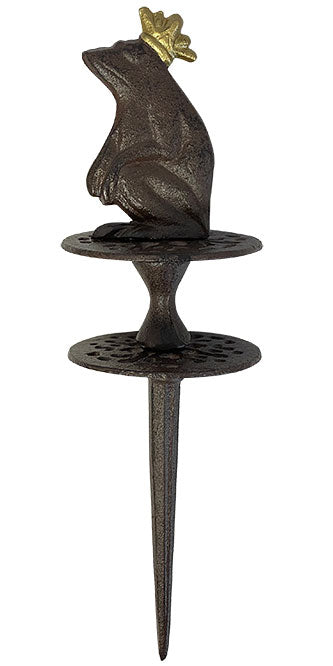 Guide Tuyau D'arrosage Grenouille Prince - Décoration Jardin En Fonte Antique