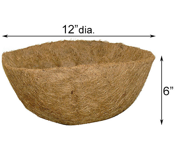 Gardman Shaped Coco Basket Liner, 12