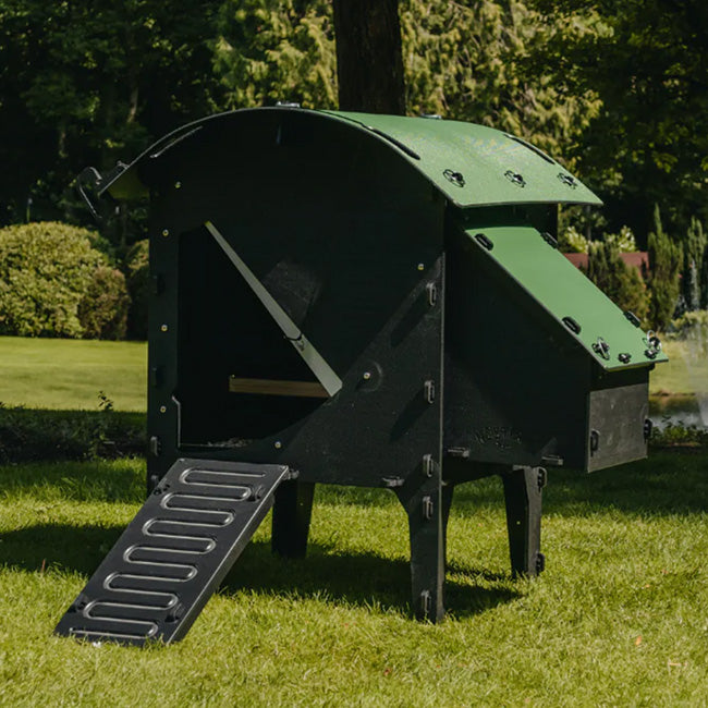 Nestera Small Chicken Lodge, Green and Black