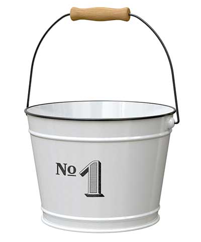 Panacea Vintage Milkhouse Planter Bucket, #1, Small