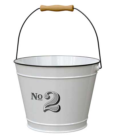 Panacea Vintage Milkhouse Planter Bucket, #2, Medium