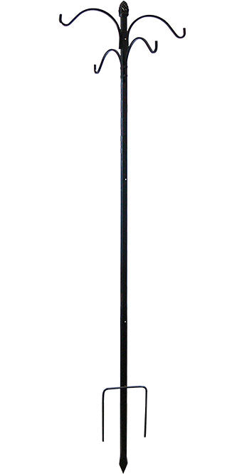 Panacea Quadruple Shepherd's Hook Kit, Black, 7' 3.75"
