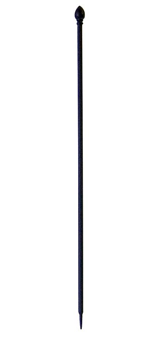 Panacea Garden Fence Post, Black, 38"H