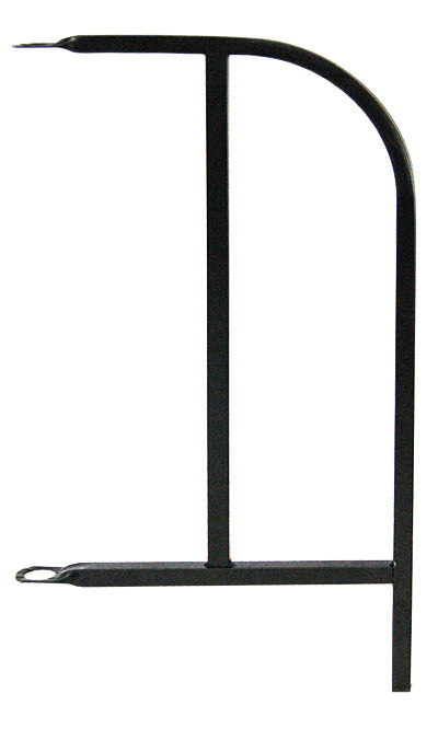 Panacea Classic Fence End Panel, Black, 12.25"W x 20"H