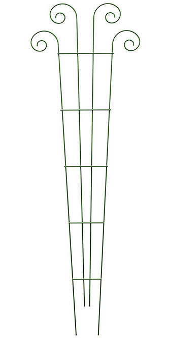 Panacea Wave Garden Trellis, Green, 60"H