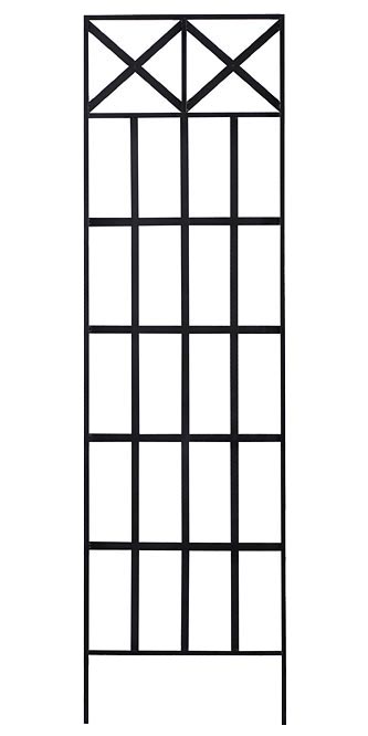 Panacea Rivet Garden Trellis, Black, 84"H, Pack of 5