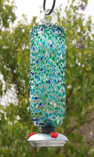 Parasol Filigree Hummingbird Feeder, Ocean, 20 oz.