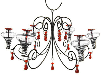 Parasol Grand Mini-Blossom Chandelier, Clear, 24 oz.