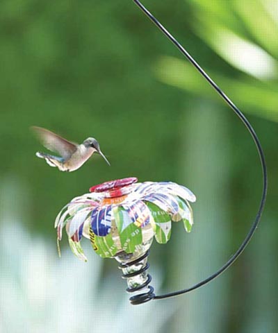 Parasol Sugar Shack Hummingbird Feeder w/ Hook, Clear, 4 oz.