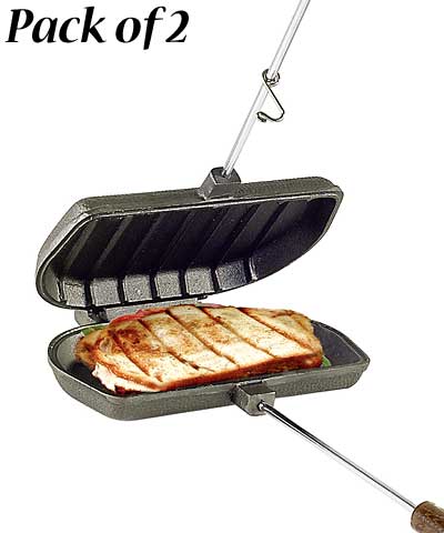 Rome Cast Iron Panini Press & Sandwich Maker, Pack of 2
