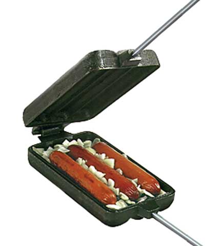 Rome Cast Iron Original Dog & Brat Cooker