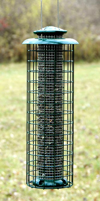 Woodlink Caged Screen Tube Bird Feeder