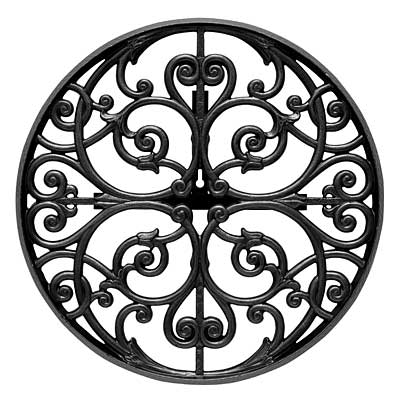 Whitehall Perrault Round Hose Holder, Black