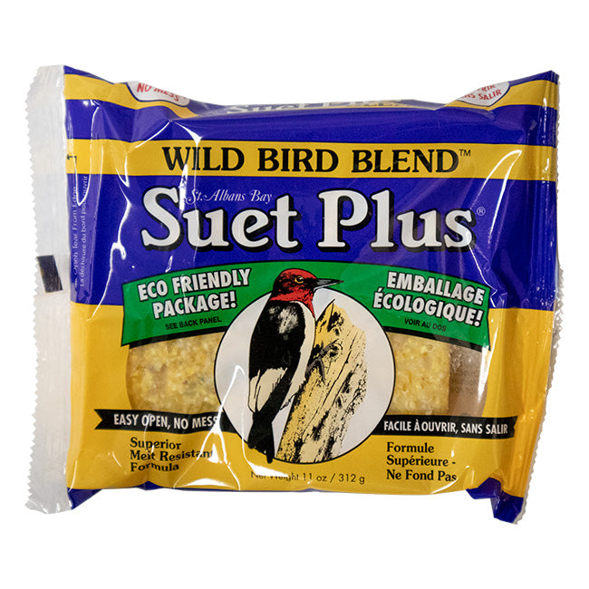 Wildlife Sciences Wild Bird Blend Suet Cakes, 11 oz, 12 Pack