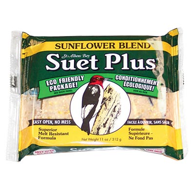 Wildlife Sciences Sunflower Blend Suet Cakes, 11 oz, 12 Pack