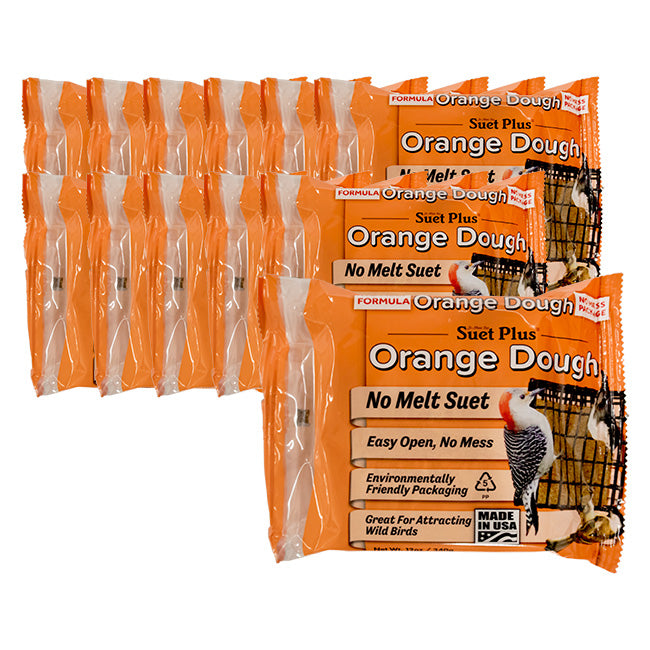Wildlife Sciences Suet Plus Orange Dough, 12 oz., 12 Pack